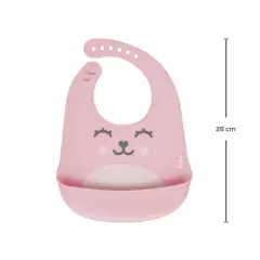 BUBA - BABADOR SILICONE PEGA MIGALHAS - GUMY ROSA na internet
