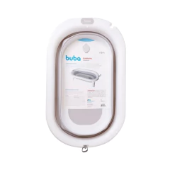 BUBA - BANHEIRA DOBRÁVEL COM SENSOR TÉRMICO - CINZA