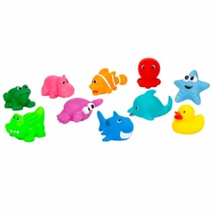 BUBA - BICHINHOS PARA BANHO AMIGUINHOS AQUÁTICOS 10 UN - loja online