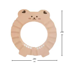 CAPACETE DE PROTEÇÃO PARA BANHO DO BEBE - MARROM - comprar online