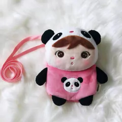 METOO DOLL - BOLSA COM ALÇA MINI 20CM KEPPEL PANDA COM CAIXA - Mamu Kids Store