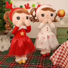 METOO DOLL - BONECA ANGELA 35CM NATAL - BRANCA - loja online