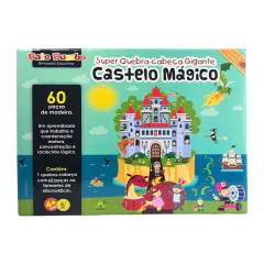 BATE BUMBO - SUPER QUEBRA-CABEÇA GIGANTE DE MADEIRA CASTELO MÁGICO