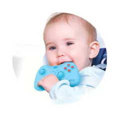 Imagem do ELKA - MORDEDOR CONTROLE DE VIDEO GAME +4MESES - AZUL