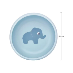 BUBA - BOWL DE SILICONE COM VENTOSA CLOUDY - AZUL - comprar online