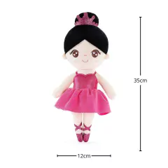 GLOVELEYA - BONECA 35CM BAILARINA PINK COQUE - PRETO - comprar online