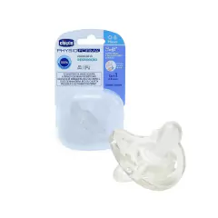 CHICCO - CHUPETA DE SILICONE SOFT TAM.1 TRANSPARENTE 0-6M
