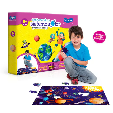 TOYSTER - QUEBRA-CABEÇA CONHECENDO O SISTEMA SOLAR - 120 PCS