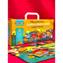 BATE BUMBO - MEU PRIMEIRO QUEBRA CABEÇA LONGO SUPER HERÓIS na internet