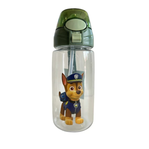 GARRAFA 550ML PATRULHA CANINA - CHASE - VERDE