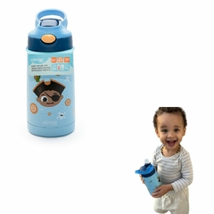 CLINGO - GARRAFA TÉRMICA PAREDE DUPLA A VÁCUO 350ML - PIRATA