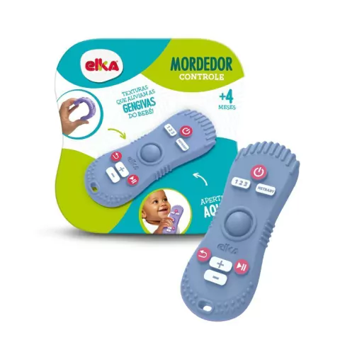 ELKA - MORDEDOR CONTROLE DE TV +4MESES - CINZA