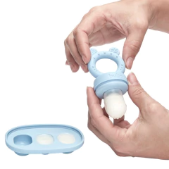 BUBA - KIT PORTA FRUTINHAS E FORMINHAS - AZUL - Mamu Kids Store