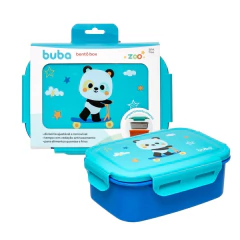 BUBA - BENTÔ BOX EM AÇO INOX BUBAZOO PANDA 600ML