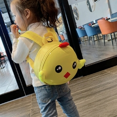 Imagem do MOCHILA INFANTIL ESCOLAR COM GUIA PINTINHO AMARELO 30CM