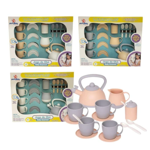 MERCOTOYS - JOGO DE CHÁ BABY GOURMET PLAYSET DE COZINHA