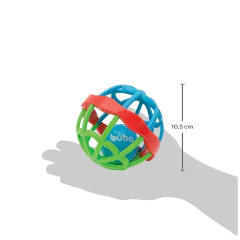 BUBA - BOLA BABY BALL CUTE COLORS COM CHOCALHO SENSORIAL - comprar online
