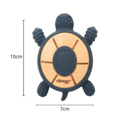 CLINGO - MORDEDOR DE MADEIRA TARTARUGA AZUL NAVY - comprar online