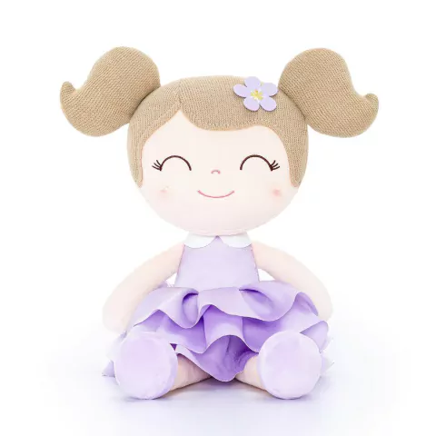 GLOVELEYA - BONECA 40CM SPRING DREAMS - LILÁS