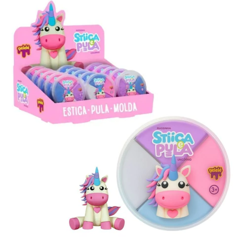 STIICA E PULA - MASSINHA STIICA E PULA 20G - UNICÓRNIO