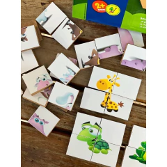 BATE BUMBO - QUEBRA-CABEÇA BLOQUITOS ANIMAIS - loja online