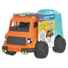 ESTRELA - CAMINHÃO GRANDE DE BLOCOS - LARANJA - comprar online