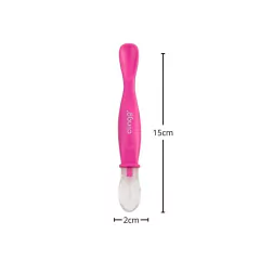 CLINGO - COLHER DE SILICONE PONTA DUPLA COLORS ROSA - comprar online