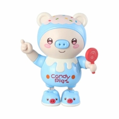 BRINQUEDO ELETRÔNICO PORQUINHO DANÇARINO CANDY PIG COM SOM E LUZES - comprar online