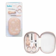 BUBA - KIT MANICURE COM ESTOJO 4 ITENS - ROSA