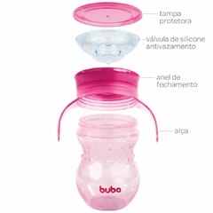 BUBA - COPO DE TREINAMENTO 360 COM ALÇA 250 ML VÁRIOS MODELOS na internet