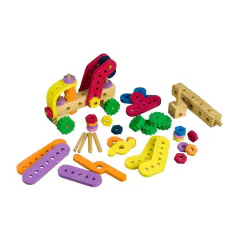 BATE BUMBO - CONSTRUTOR MONTA, BRINCA E DESMONTA 37 PEÇAS