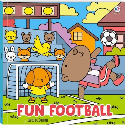 LIVRO DE COLORIR FUN FOOTBALL - CIRANDA CULTURAL