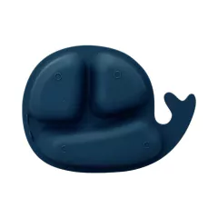 CLINGO - PRATO INFANTIL BALEIA COLORS COM TAMPA MARINHO - loja online