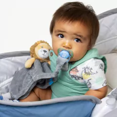 CLINGO - NANINHA CONFORTO 30CM CINZA - LEÃO