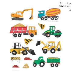 TATUFUN - CONSTRUÇÃO TATUAGEM TEMPORÁRIA INFANTIL - comprar online