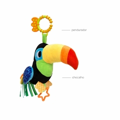 BUBA - CHOCALHO DE ATIVIDADES PELÚCIA TUCANO ZAZÁ na internet