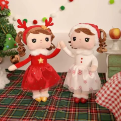 METOO DOLL - BONECA ANGELA 35CM NATAL - BRANCA - Mamu Kids Store