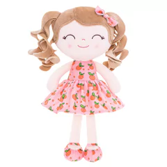 GLOVELEYA - BONECA 30CM SPRING FRUTAS - LARANJA
