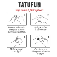 TATUFUN - FUTEBOL TATUAGEM TEMPORÁRIA INFANTIL - Mamu Kids Store