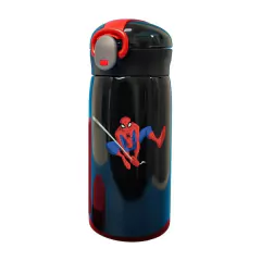 DISNEY - GARRAFA ANTIVAZAMENTO SPIDER MAN 320ML - PRETA