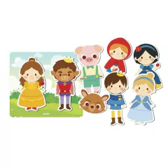 BABEBI - BRINQUEDO MAGNÉTICO CONTO DE FADAS EM MADEIRA 3 ANOS na internet