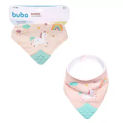 BUBA - BANDANA DE ALGODÃO COM MORDEDOR MAGIC UNICÓRNIO