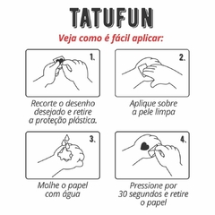 TATUFUN - KIT FESTA BORBOLETA TATUAGEM TEMPORÁRIA INFANTIL - Mamu Kids Store