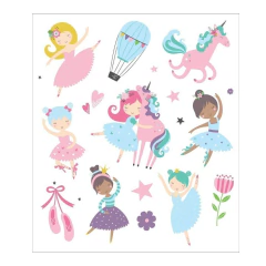 TATUFUN - I LOVE BALLET TATUAGEM TEMPORÁRIA INFANTIL