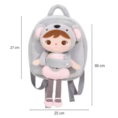 METOO DOLL - MOCHILA COM BONECA 30CM ANIMAIS DA FLORESTA na internet