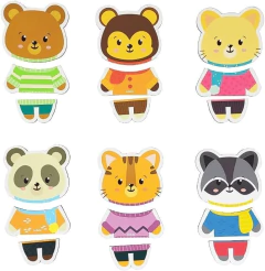 BABEBI - QUEBRA-CABEÇA EM MADEIRA MIX ANIMAIS na internet