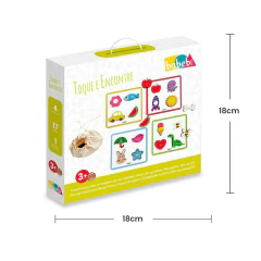 BABEBI - TOQUE E ENCONTRE JOGO EDUCATIVO DE MADEIRA 3 ANOS - comprar online