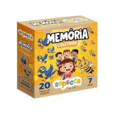 SOPECCA - JOGO DA MEMÓRIA DIDÁTICO COLETIVOS 20 PEÇAS - Mamu Kids Store
