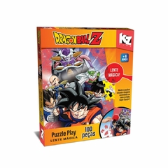 ELKA - QUEBRA CABEÇAS COM LENTE MÁGICA DRAGON BALL Z 100 PEÇAS na internet