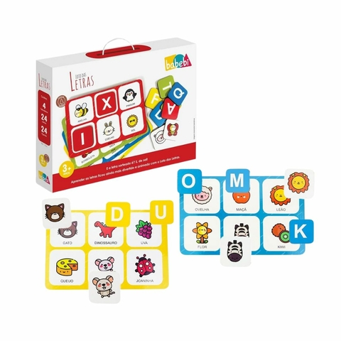 BABEBI - LOTO DAS LETRAS JOGO DE SOLETRAR DIDÁTICO